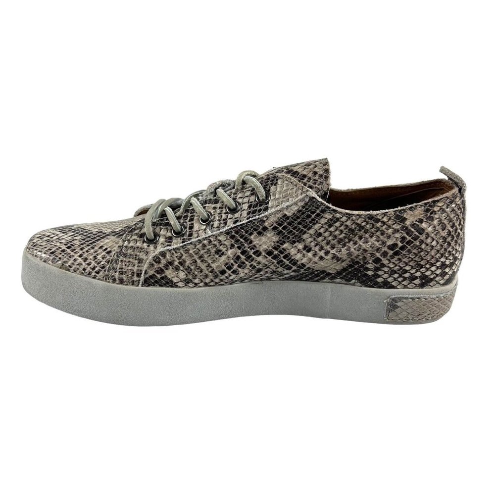 Blackstone White Python Snakeskin Low Casual Snea… - image 7